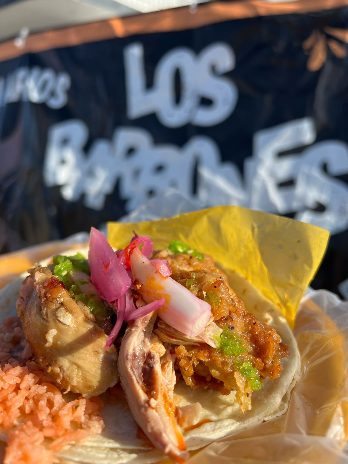 Taco Chicharrón en Salsa Verde
