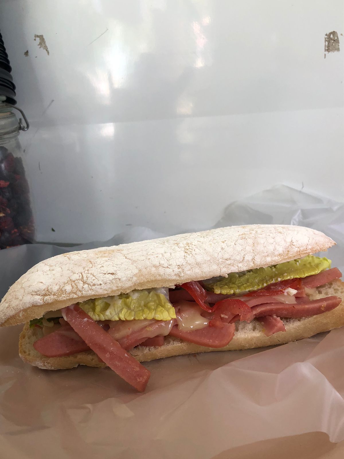 Chapata de Salchicha