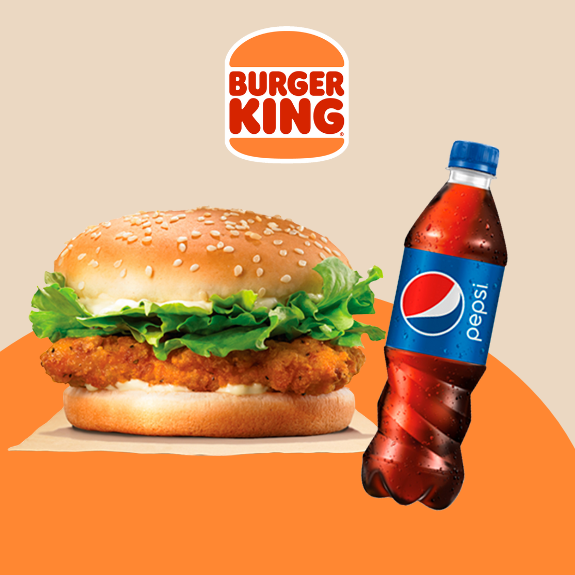 King Antojo: Chicken Burger + Bebida