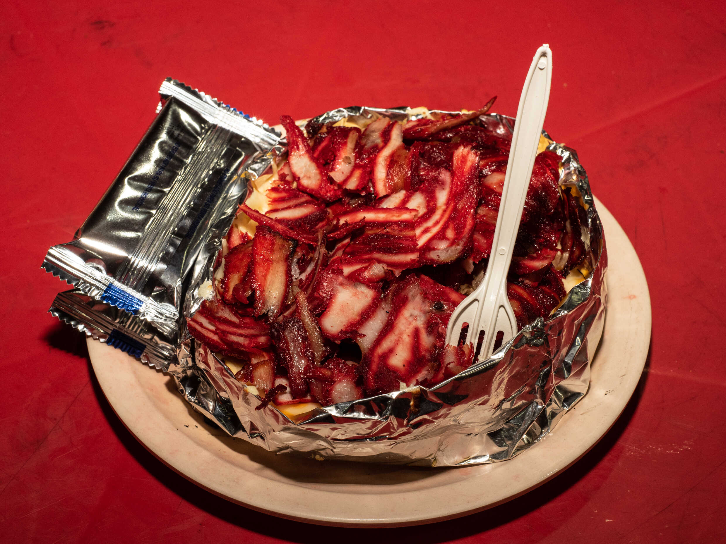 Papa Asada con Trompo