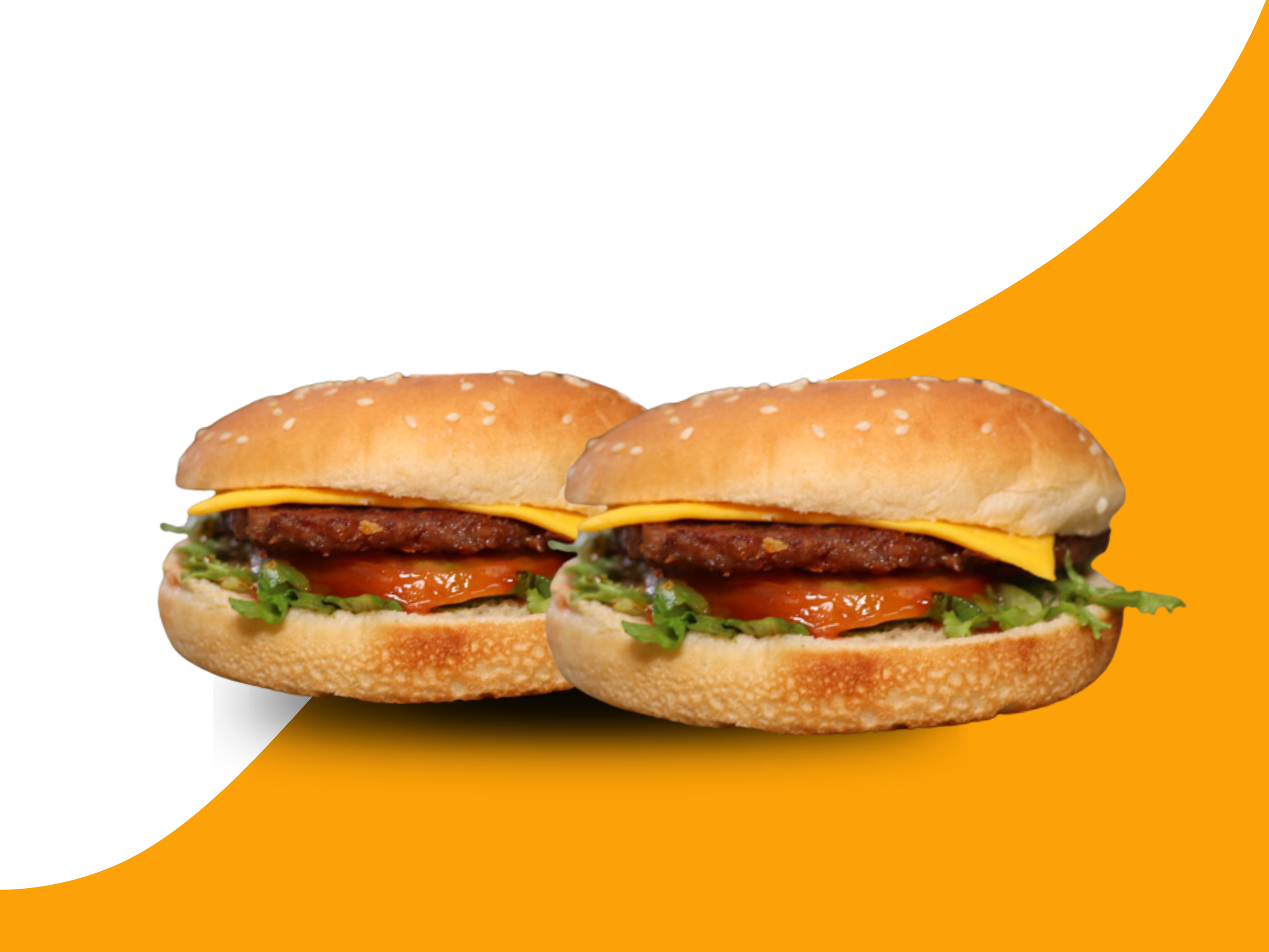 2 Hamburguesas 1/4 de Libra con Queso