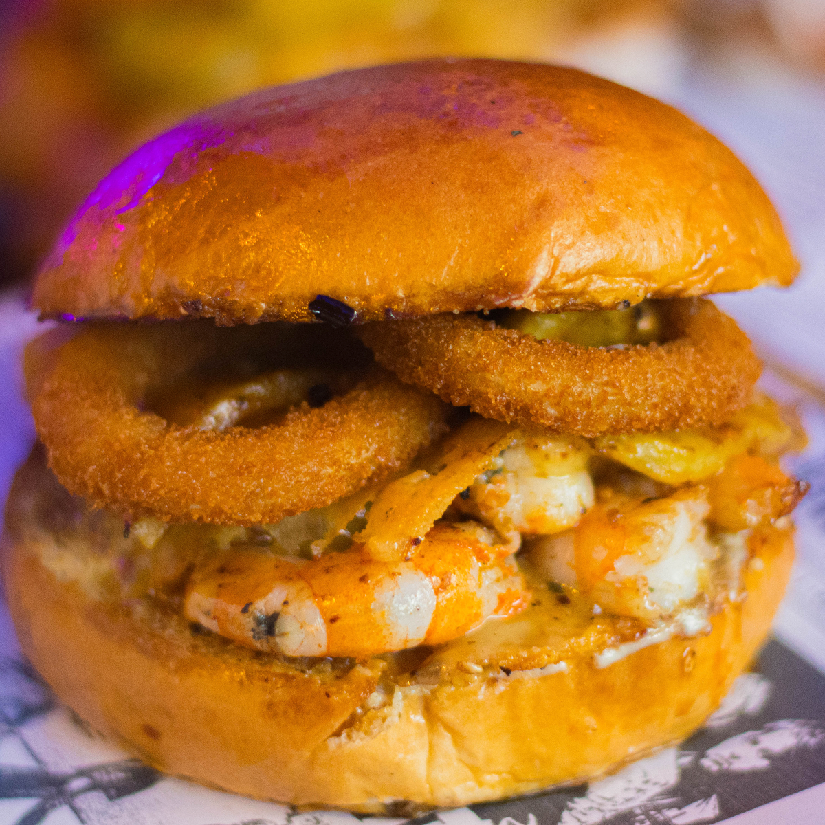 Shrimp Burger Cheese