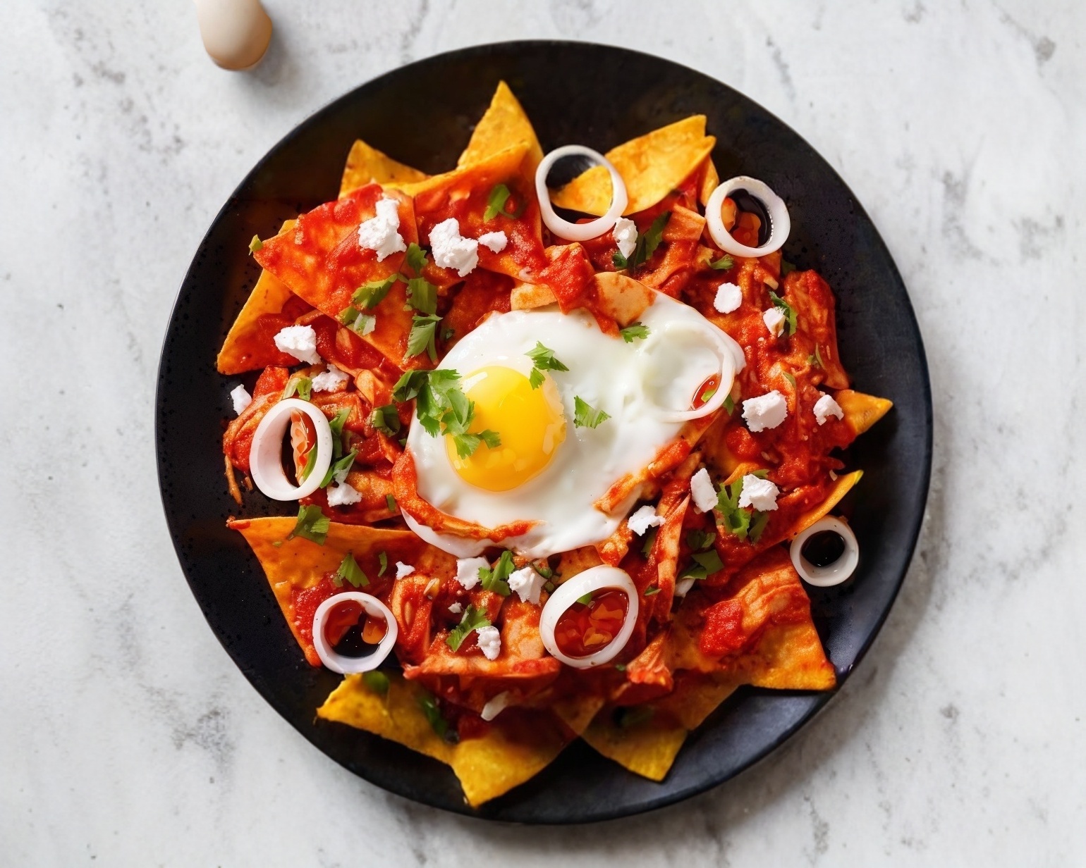 Chilaquiles con Huevo