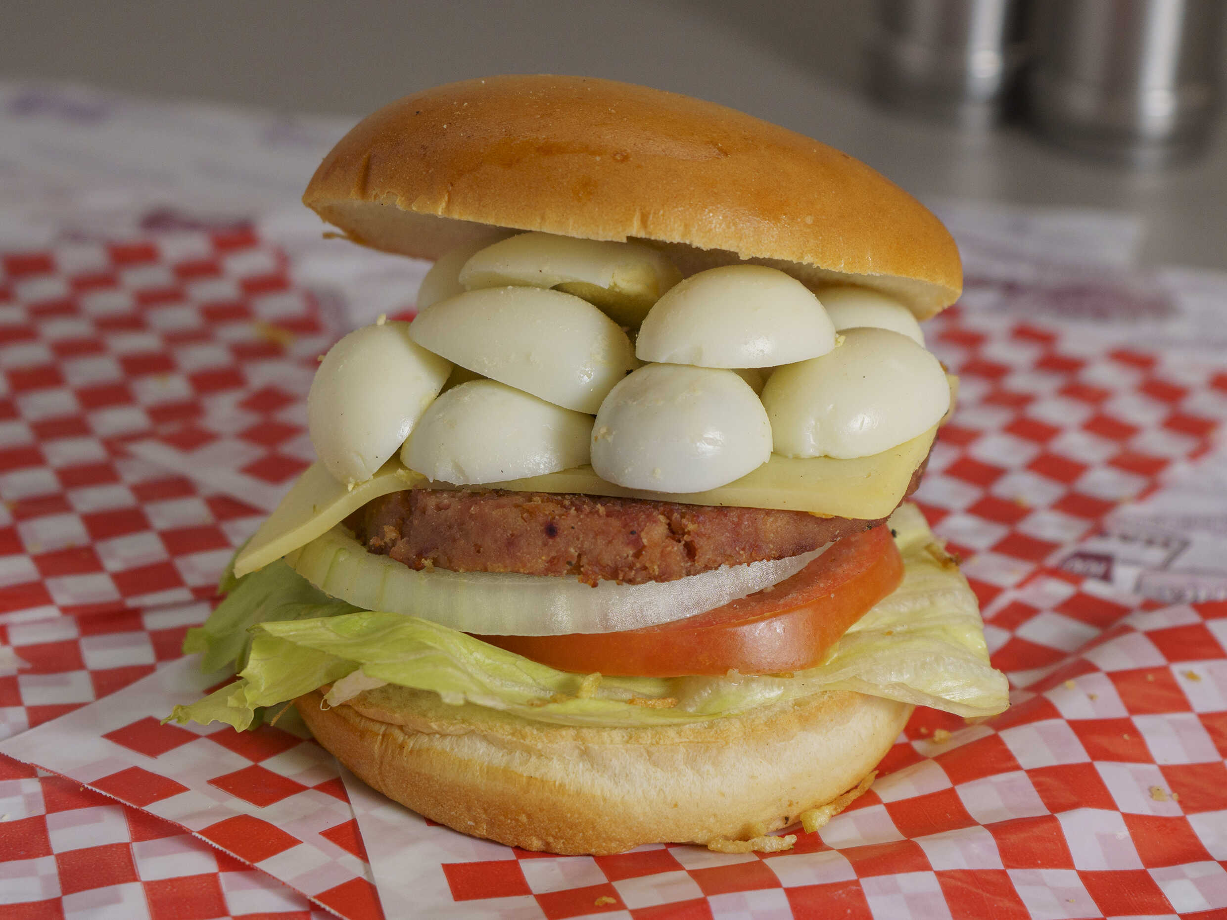 Hamburguesa Sencilla Con Huevo