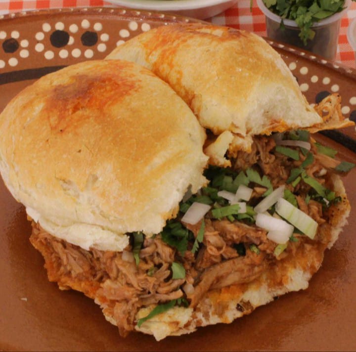 Torta de Birria.