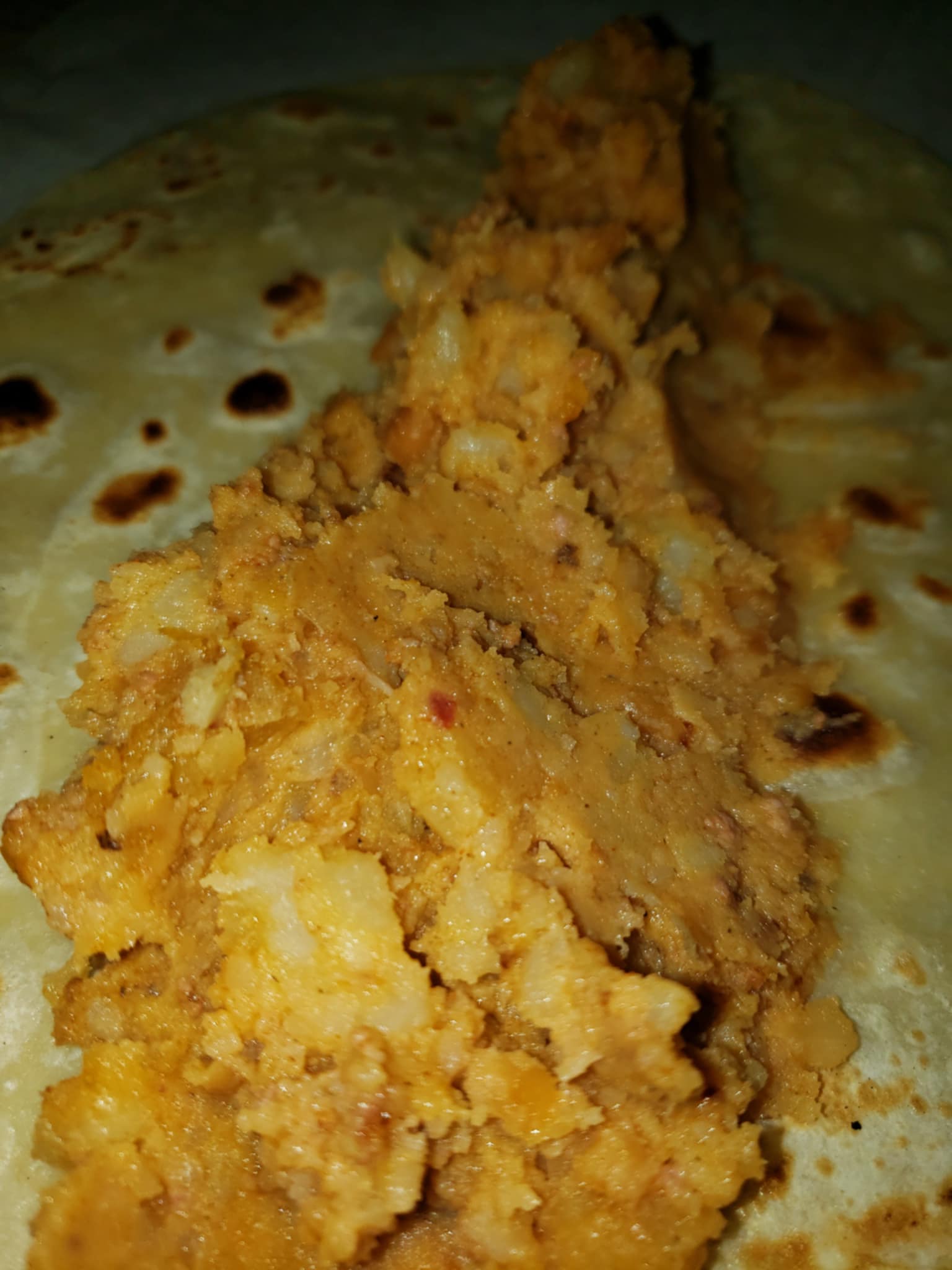 Taco de Papas con Chorizo