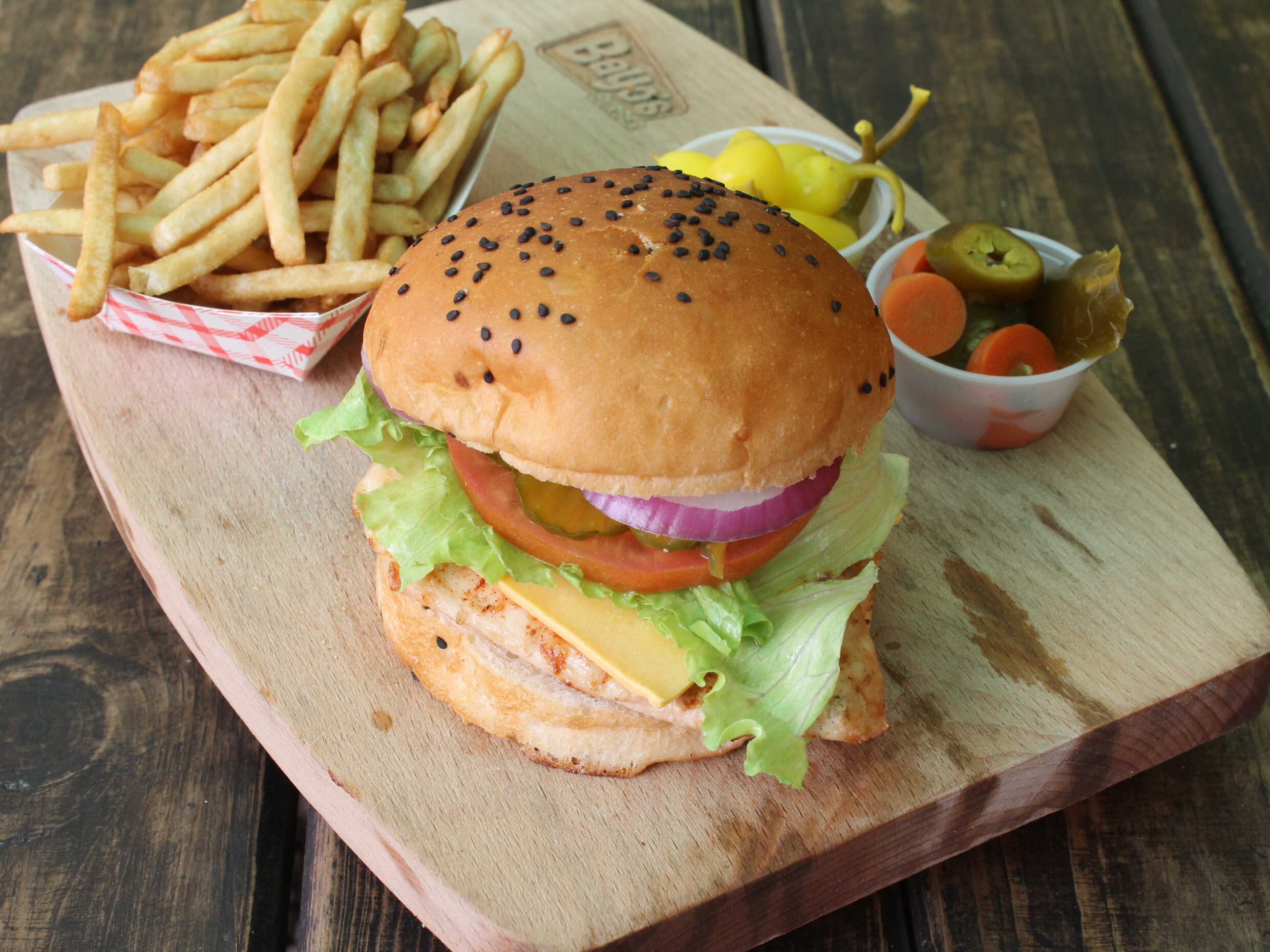 Burger de pollo