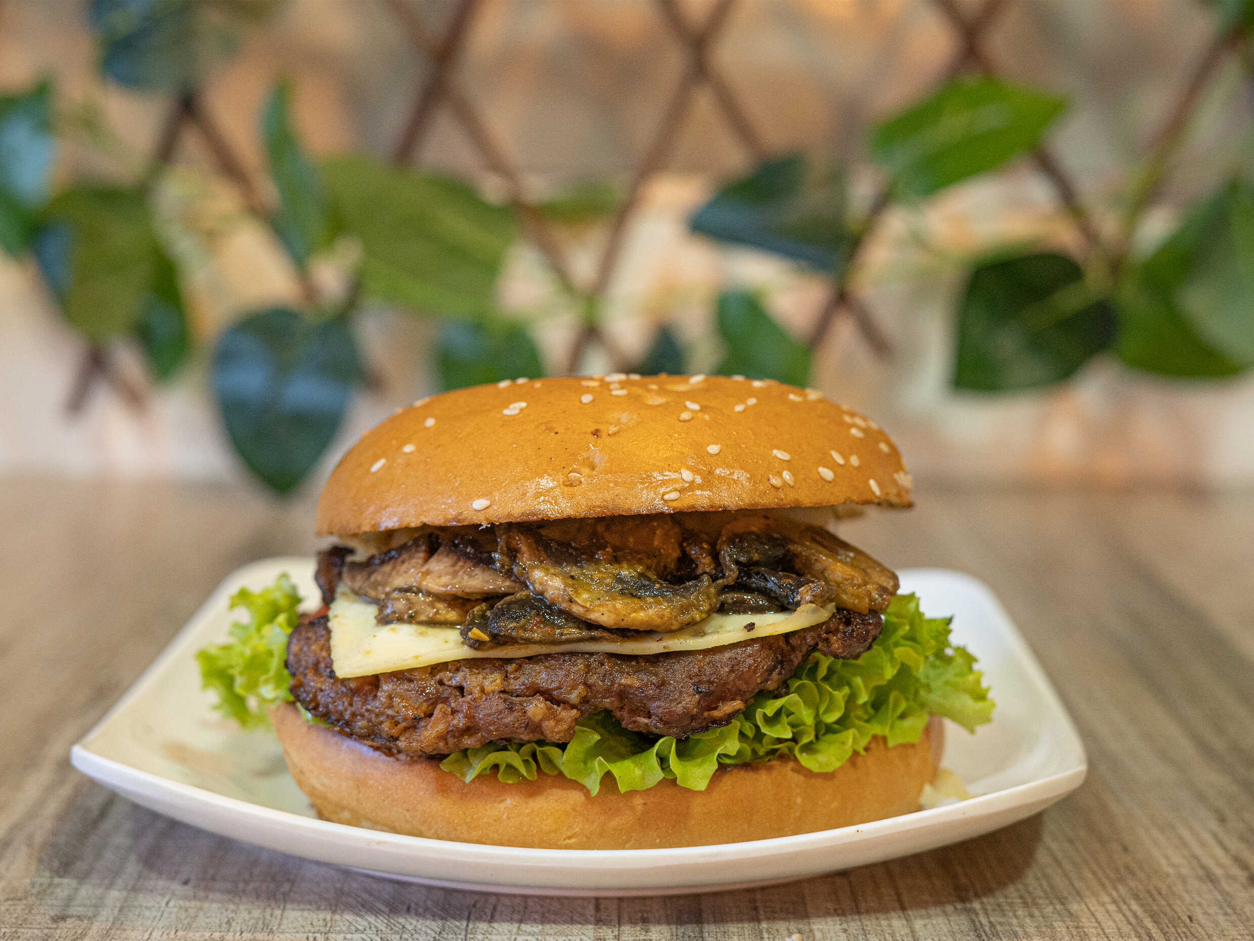 Hamburguesa de Champiñón