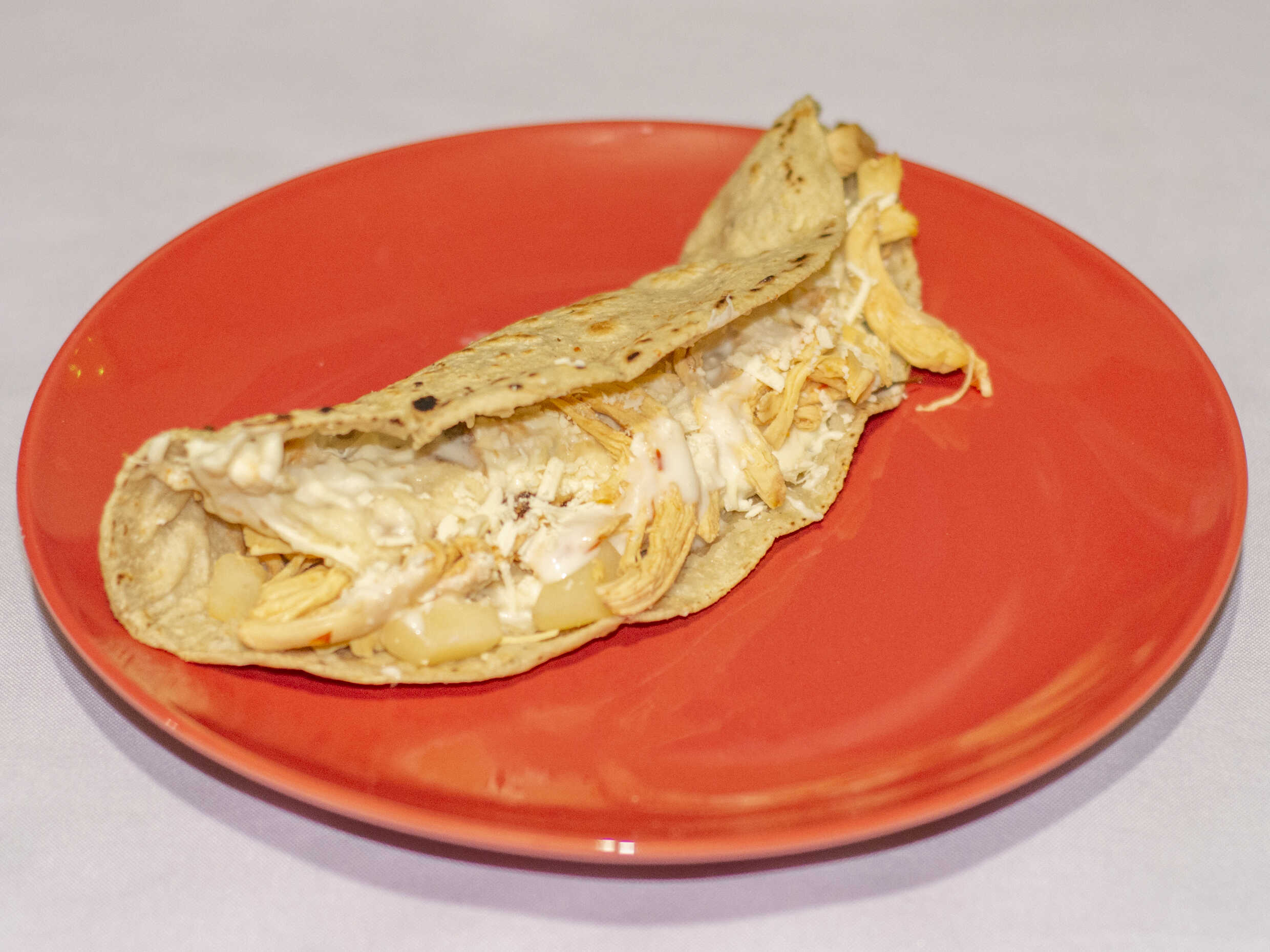 Quesadilla de Pollo con Papas Copiar