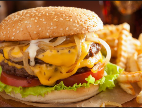 ☆ Hamburguesa + Papas