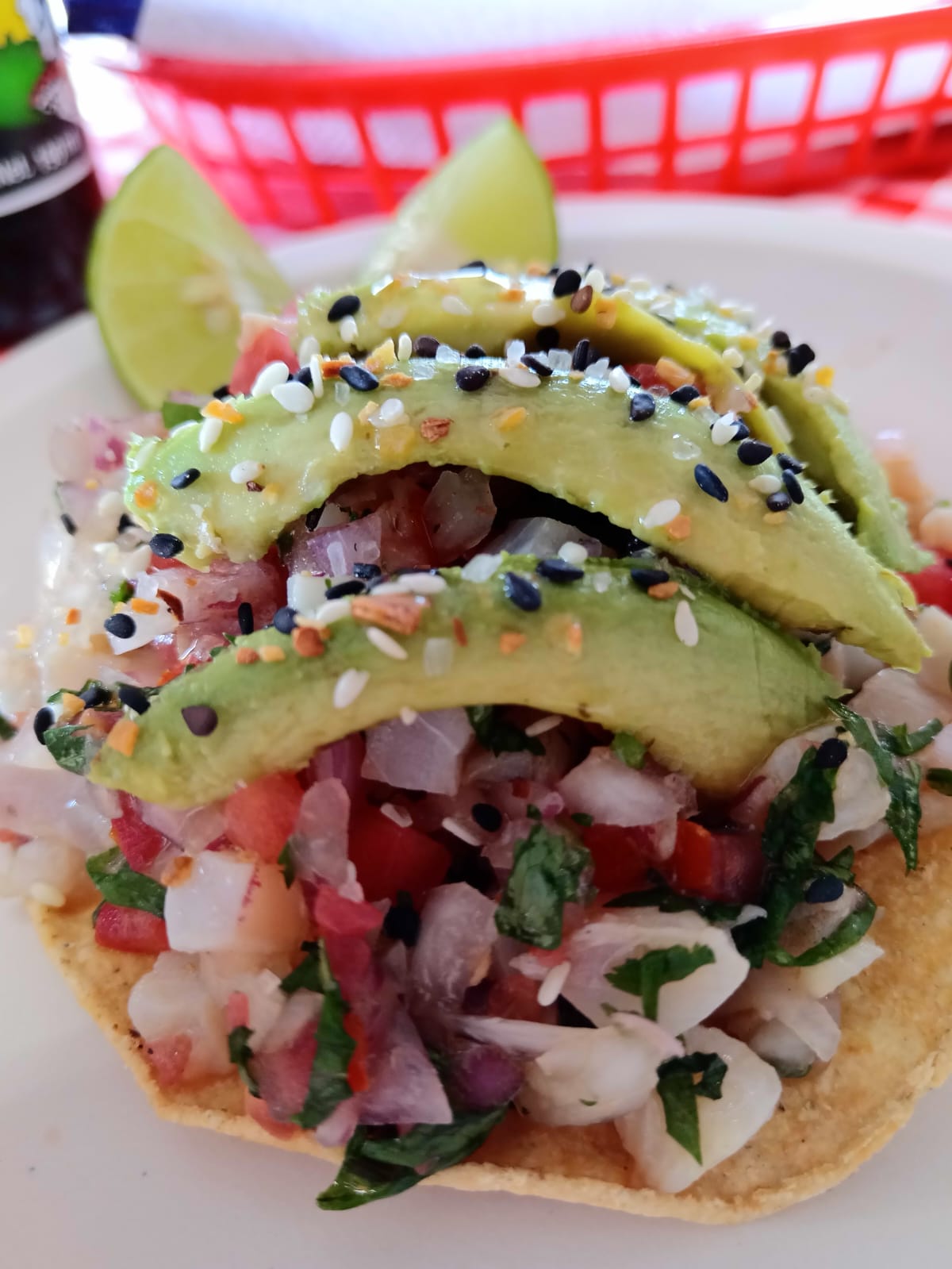 Tostada de Ceviche