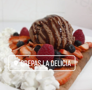 Nutella, helado de chocolate, Kahlua y nuez