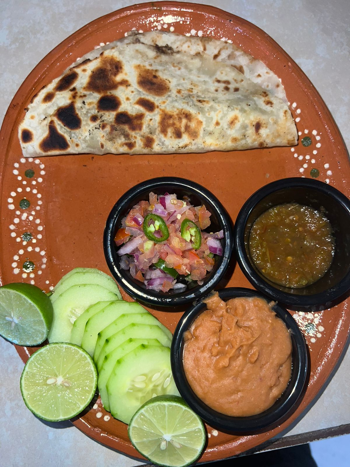 Quesadilla de carne asada