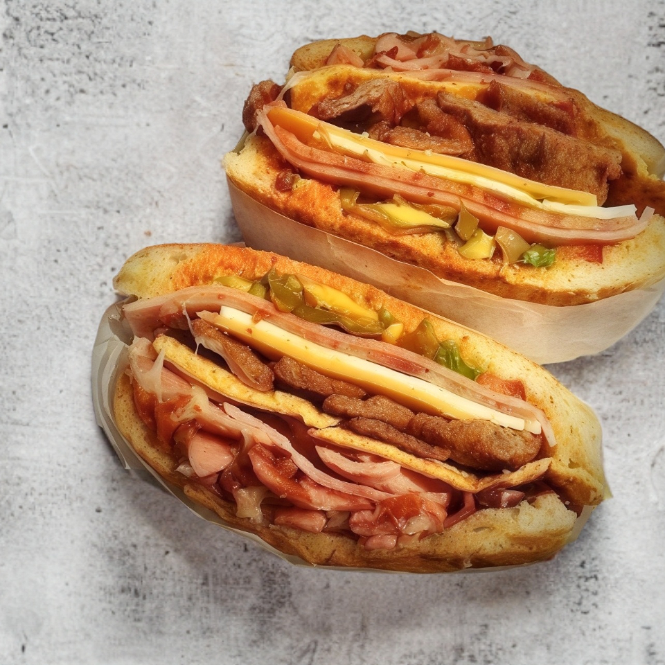 Torta Rusa de Chuleta, Milanesa y Queso Mty