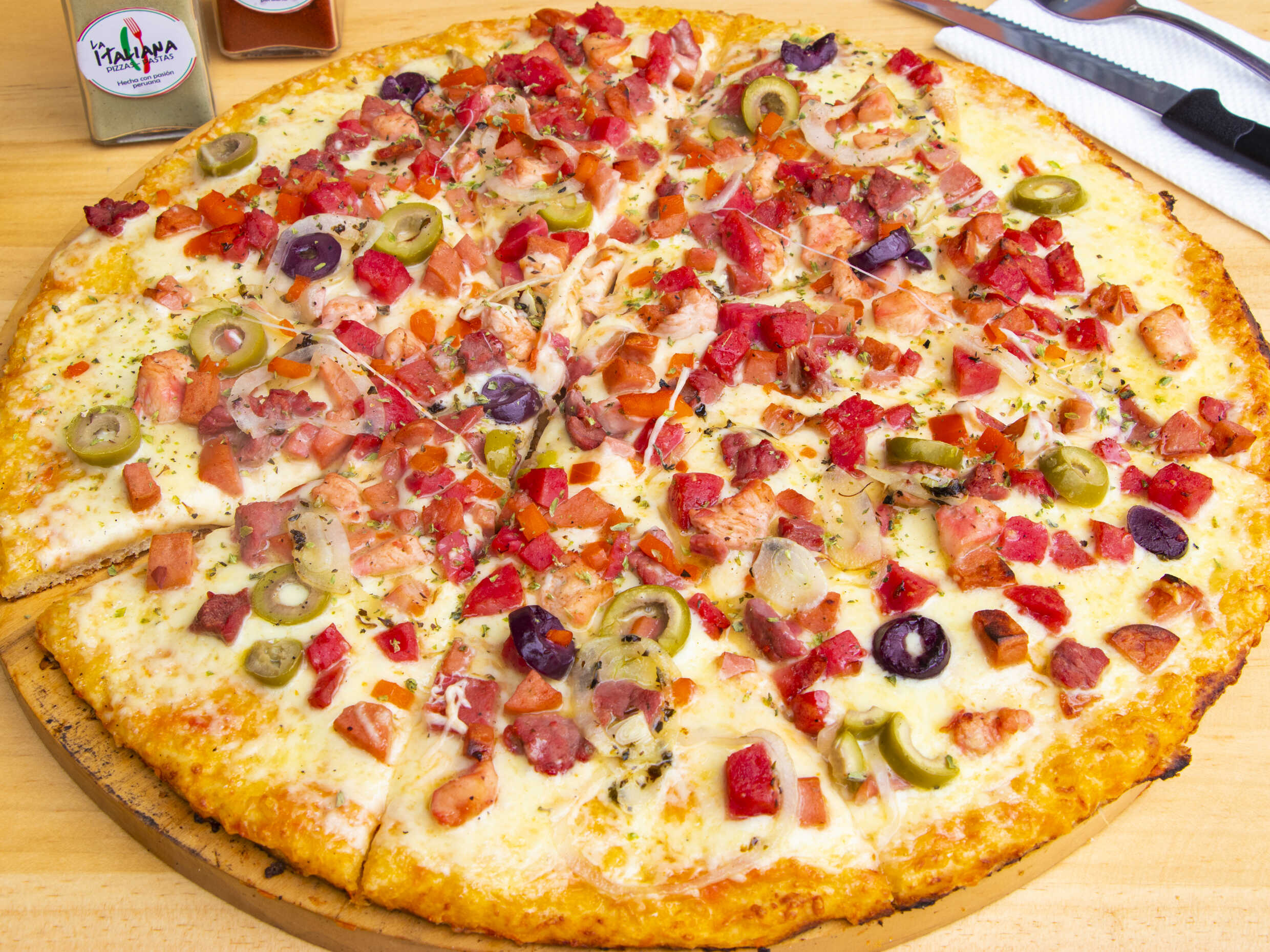 Pizza La Italiana Media 4 Pedazos