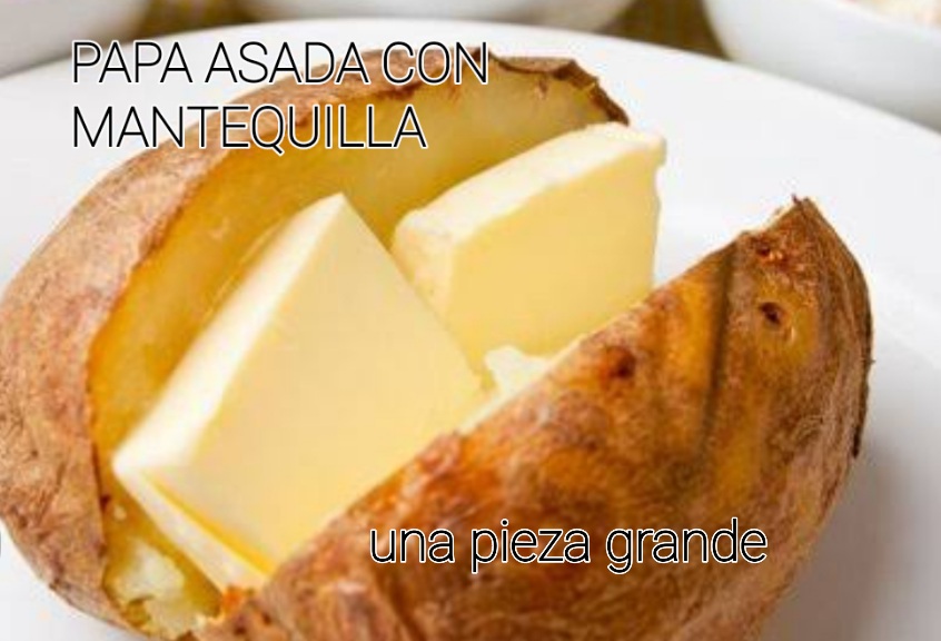 Papa Asada Sencilla