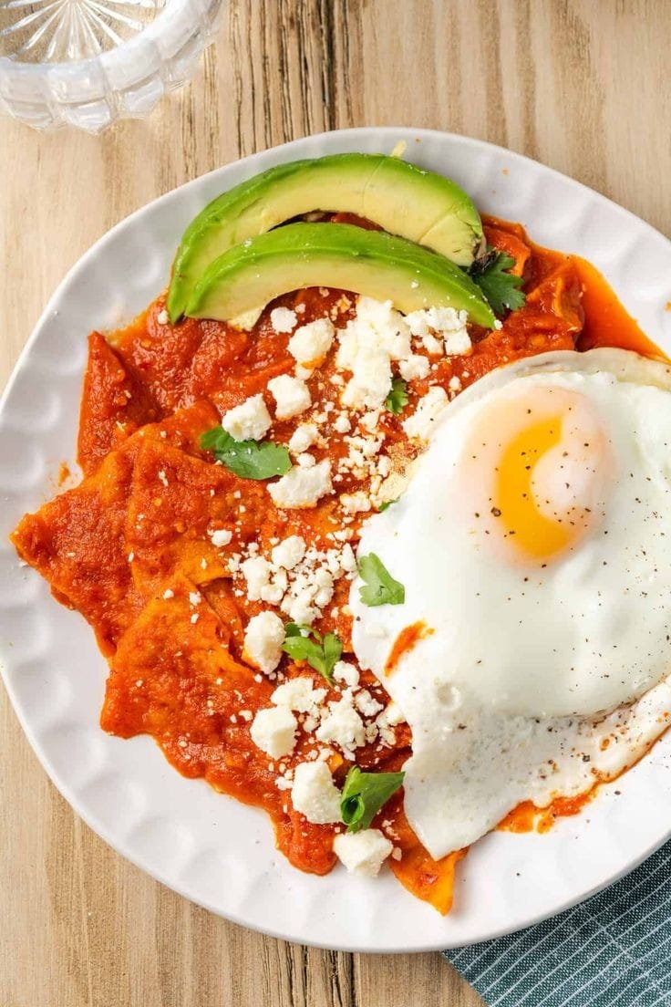 Chilaquiles rojos