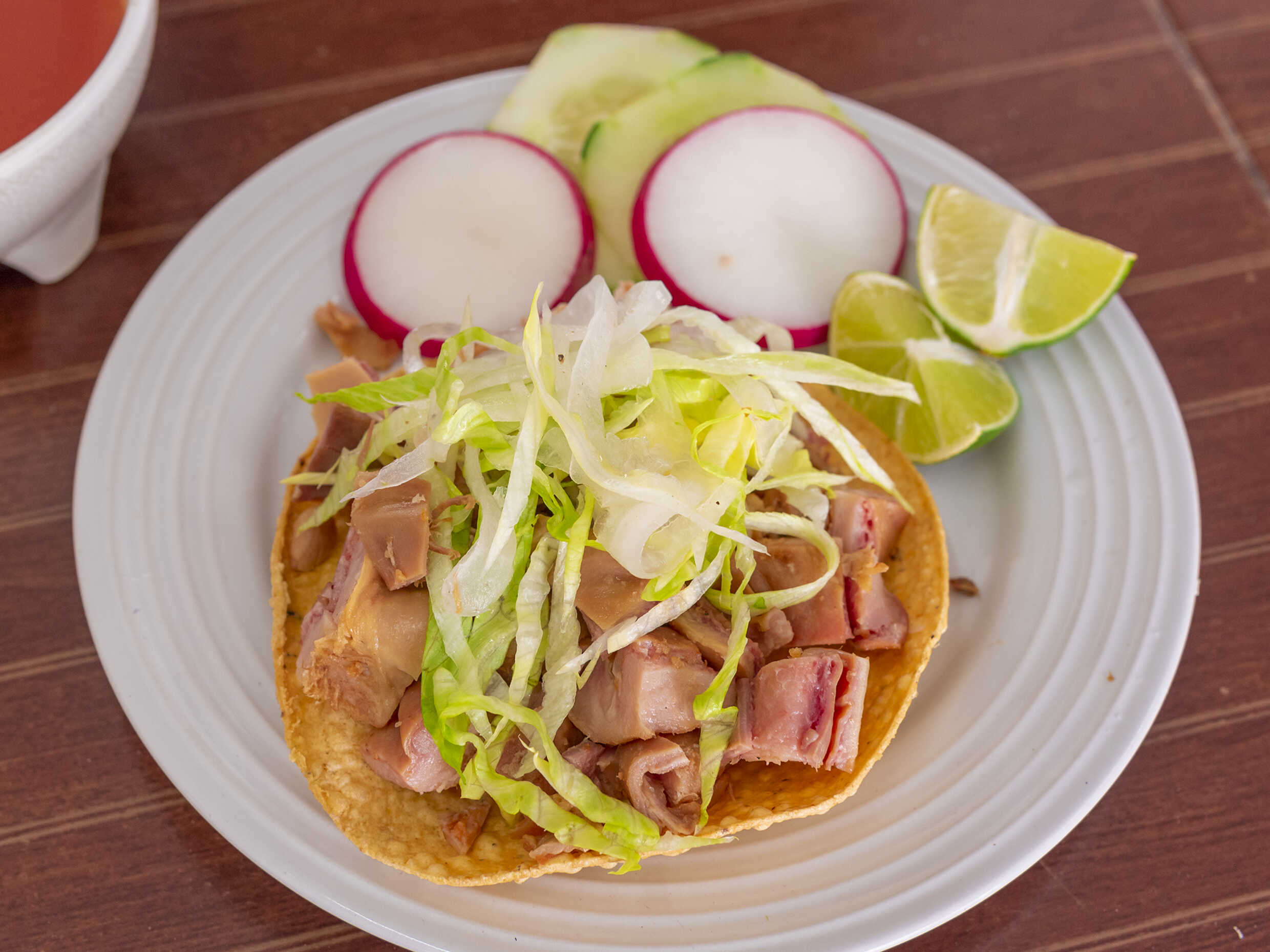 Tostada de Buche