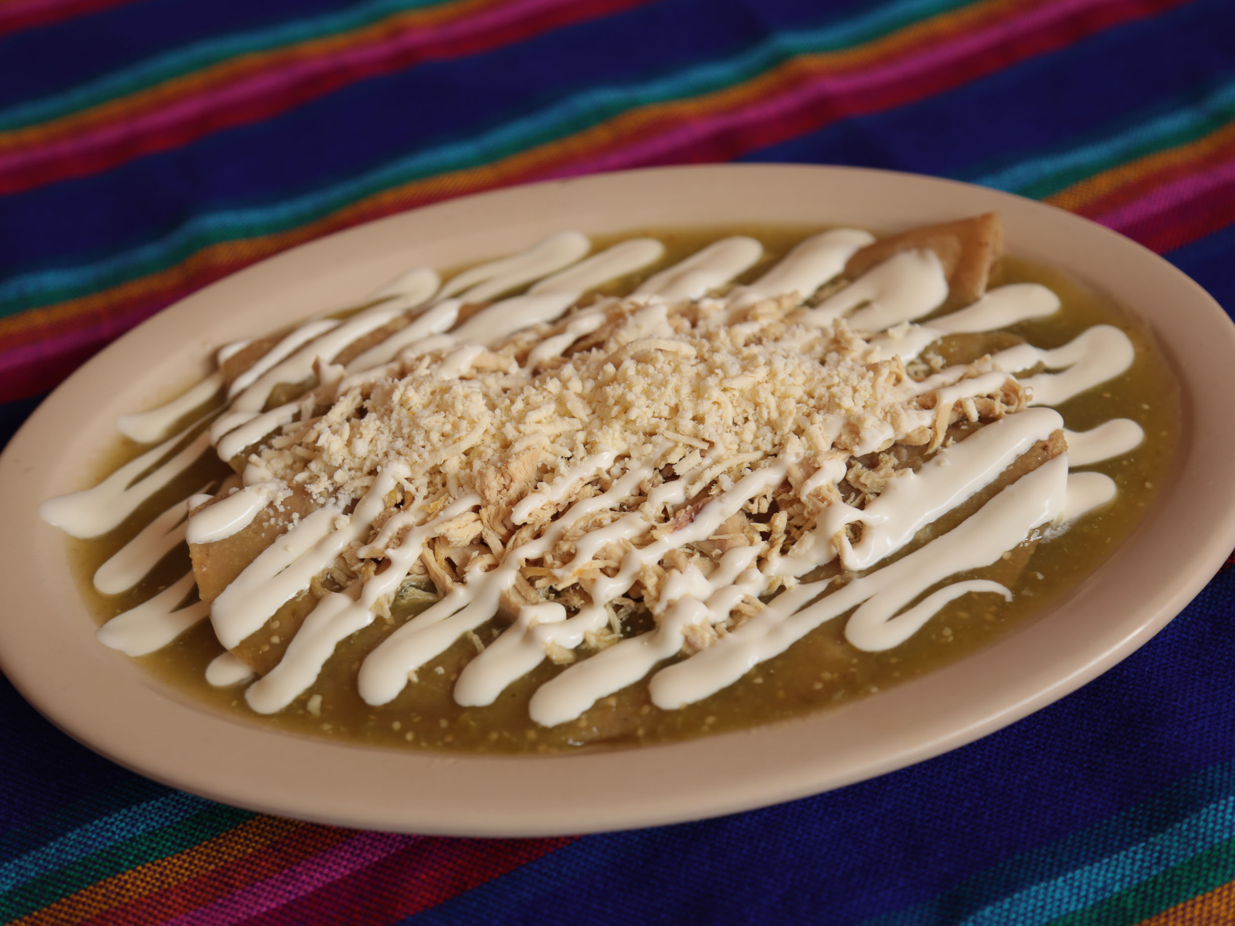Enchiladas Verdes Sencillas