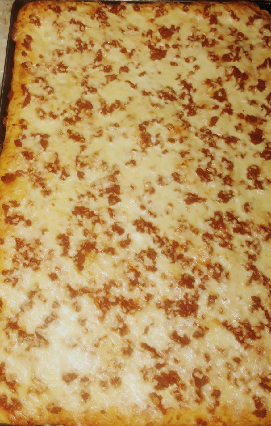 Pizza choriqueso Rebanada