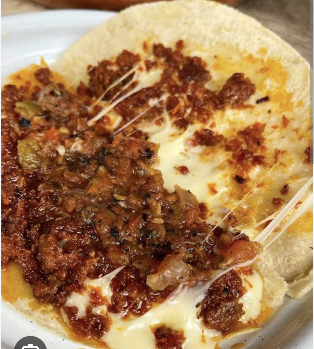 Quesadilla de Chorizo en Harina o Maíz