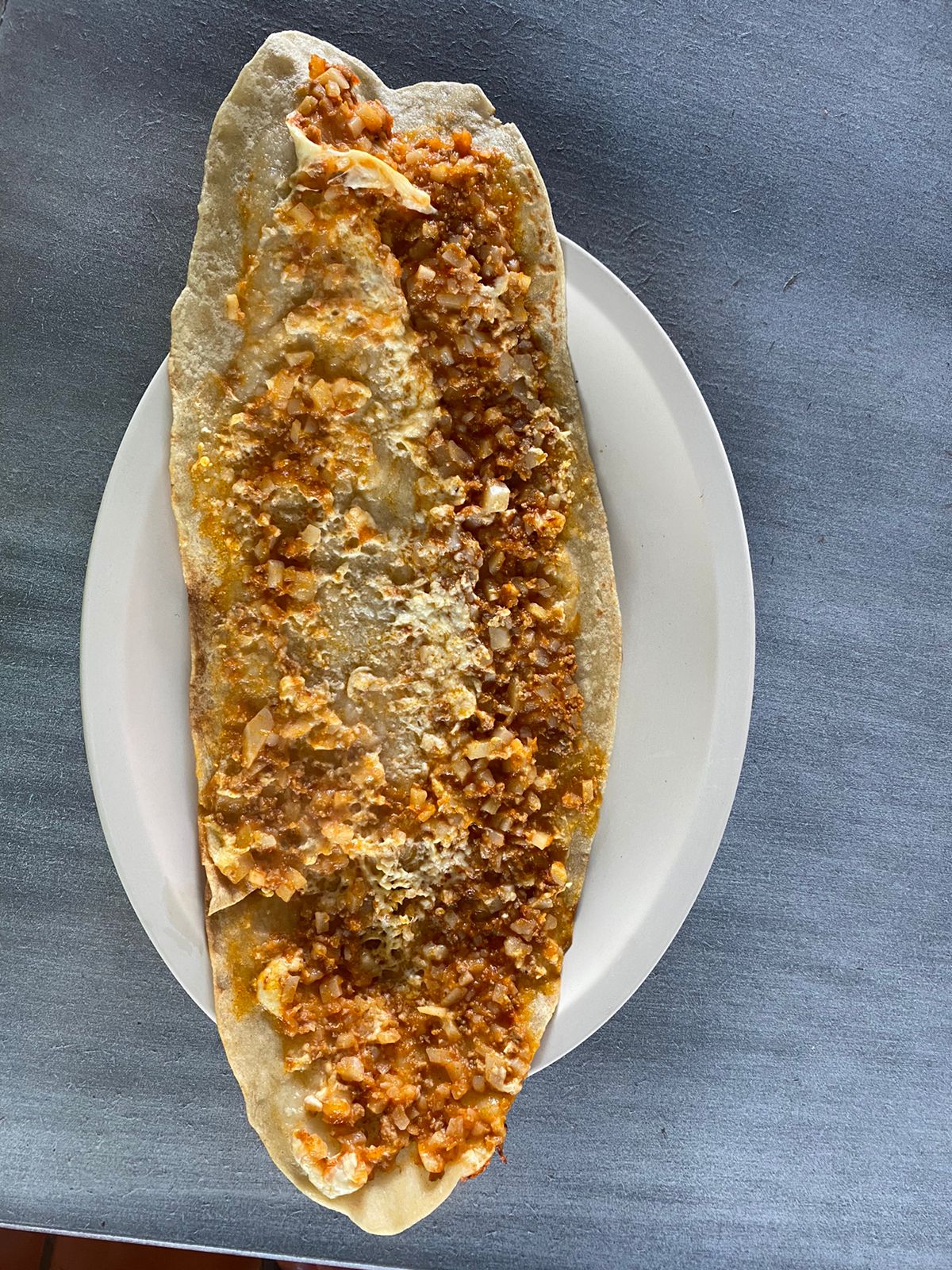 Quesadilla picadillo de res con queso