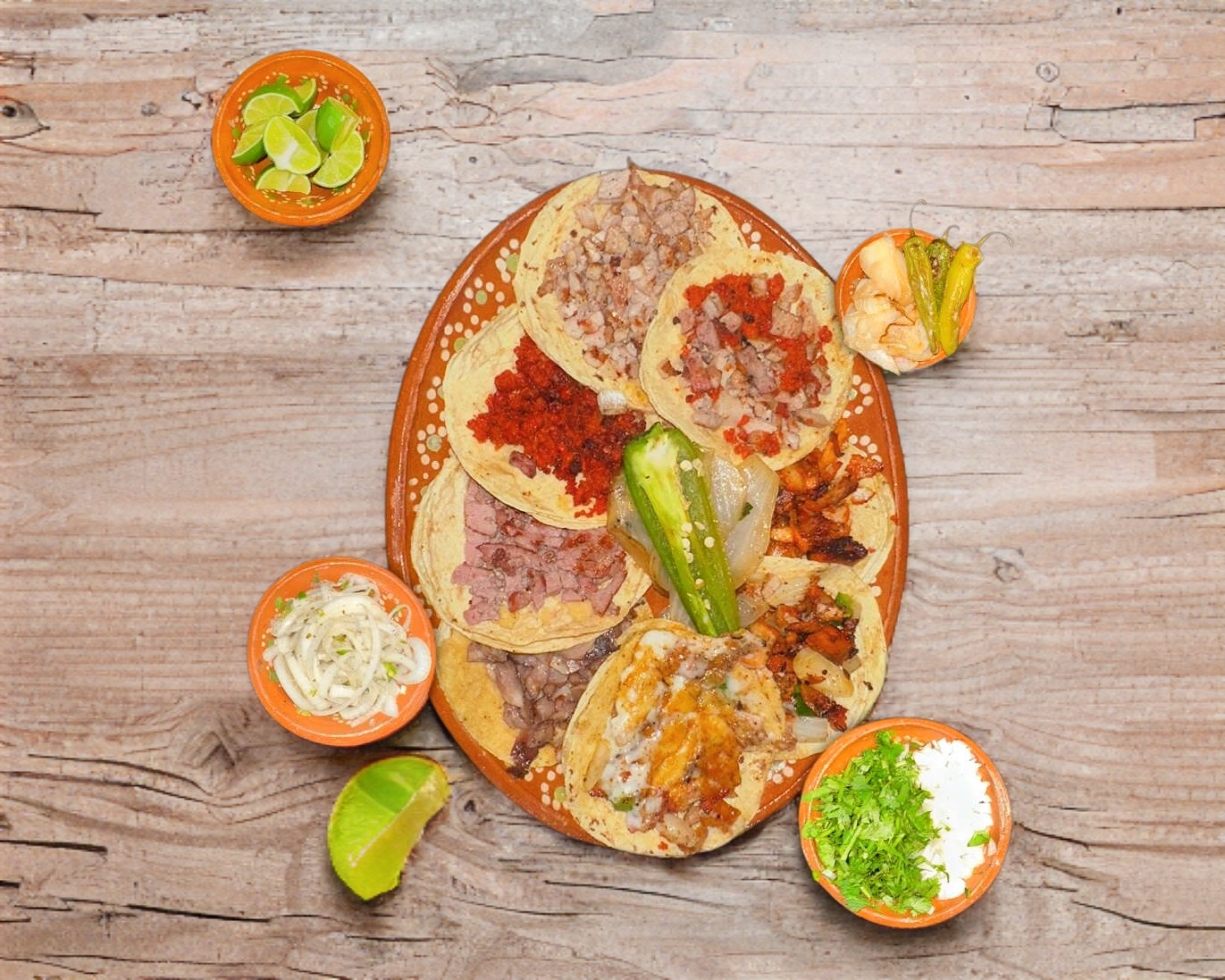 Taco de Arrachera con Queso