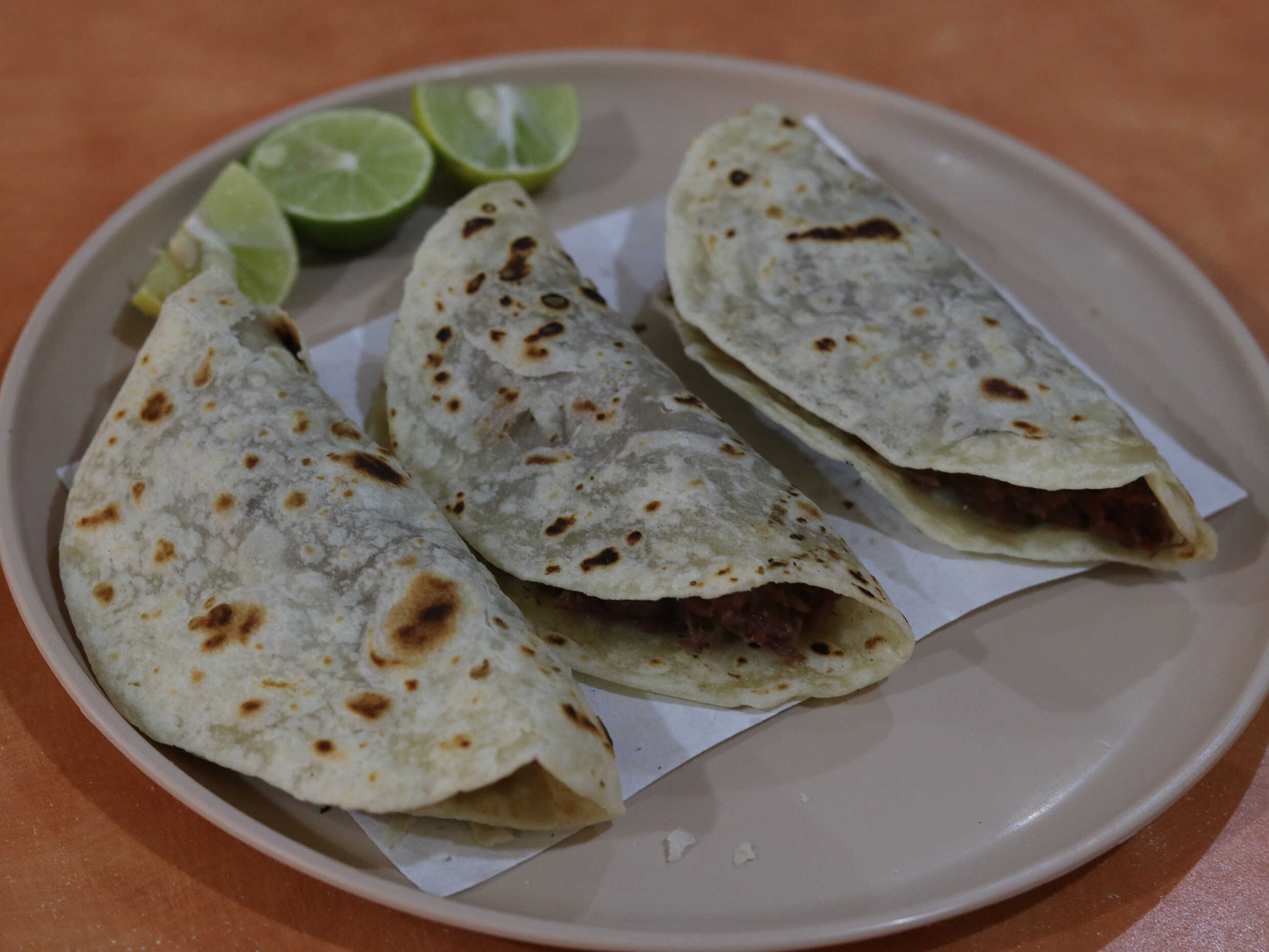 Taco de Barbacoa Harina Suave