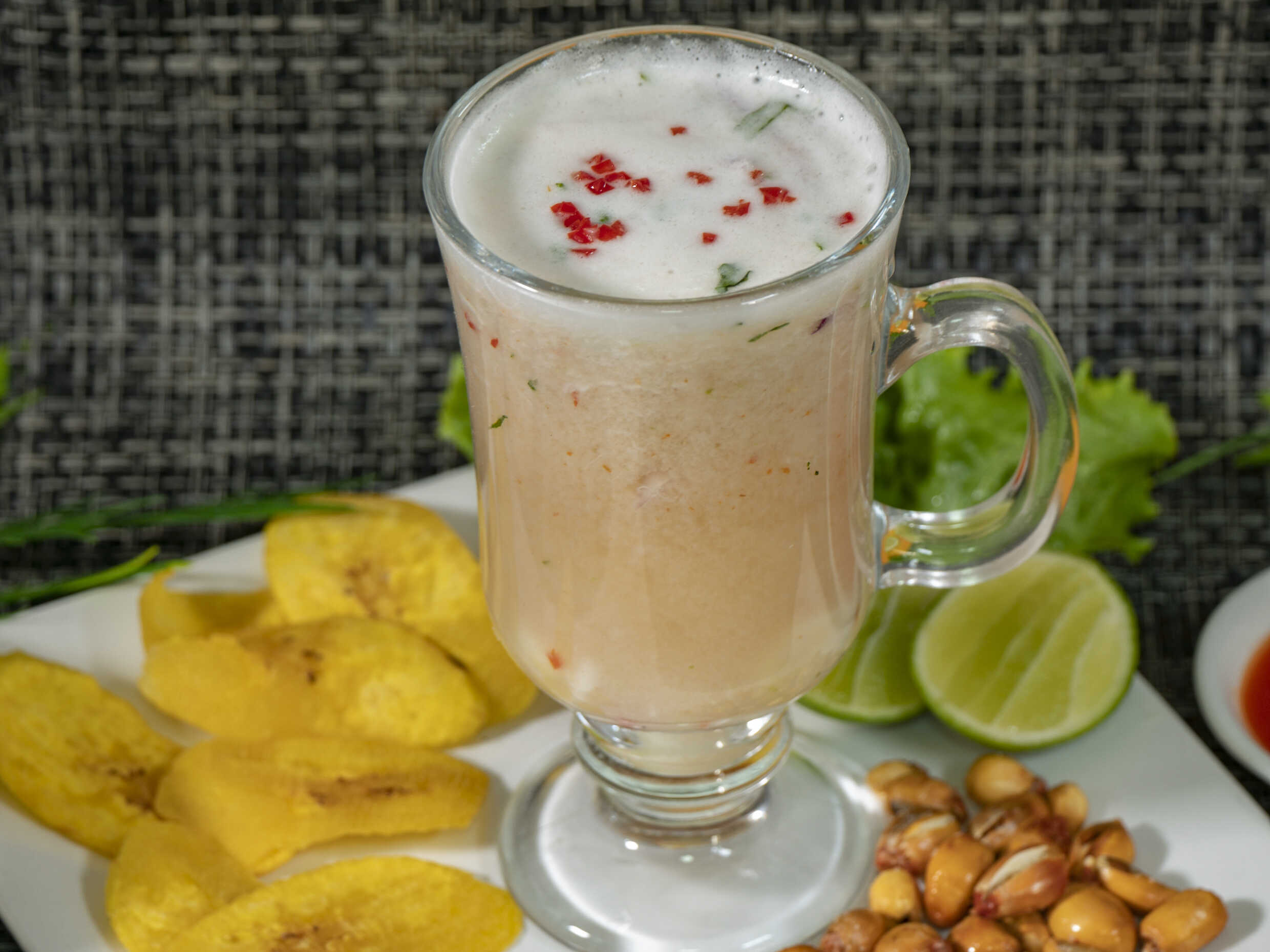 Leche de tigre con chicha