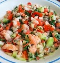Ceviche de Camarón Cocido