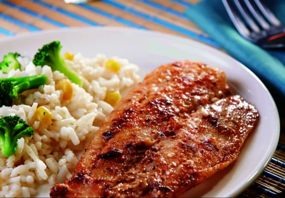 Filete de pescado al ajo