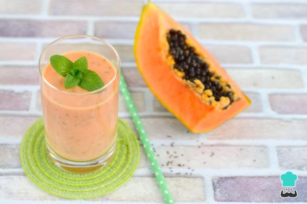 Smoothie de Papaya en Leche