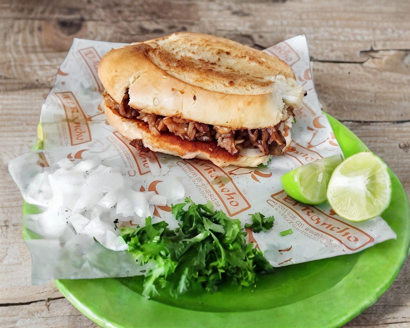 Torta con Queso y Barbacoa.