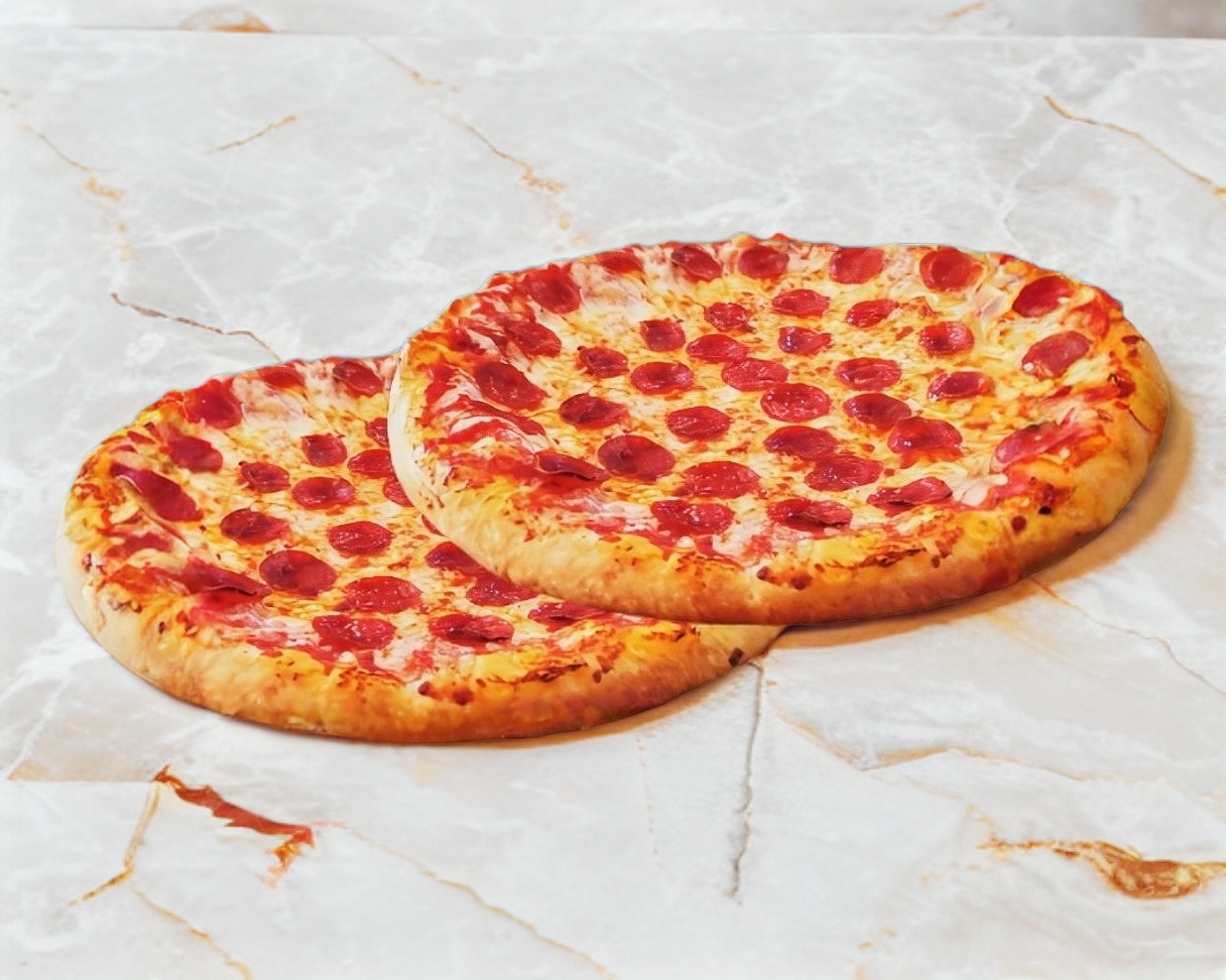 2 Pizzas Extra Grandes 16" Pepperoni