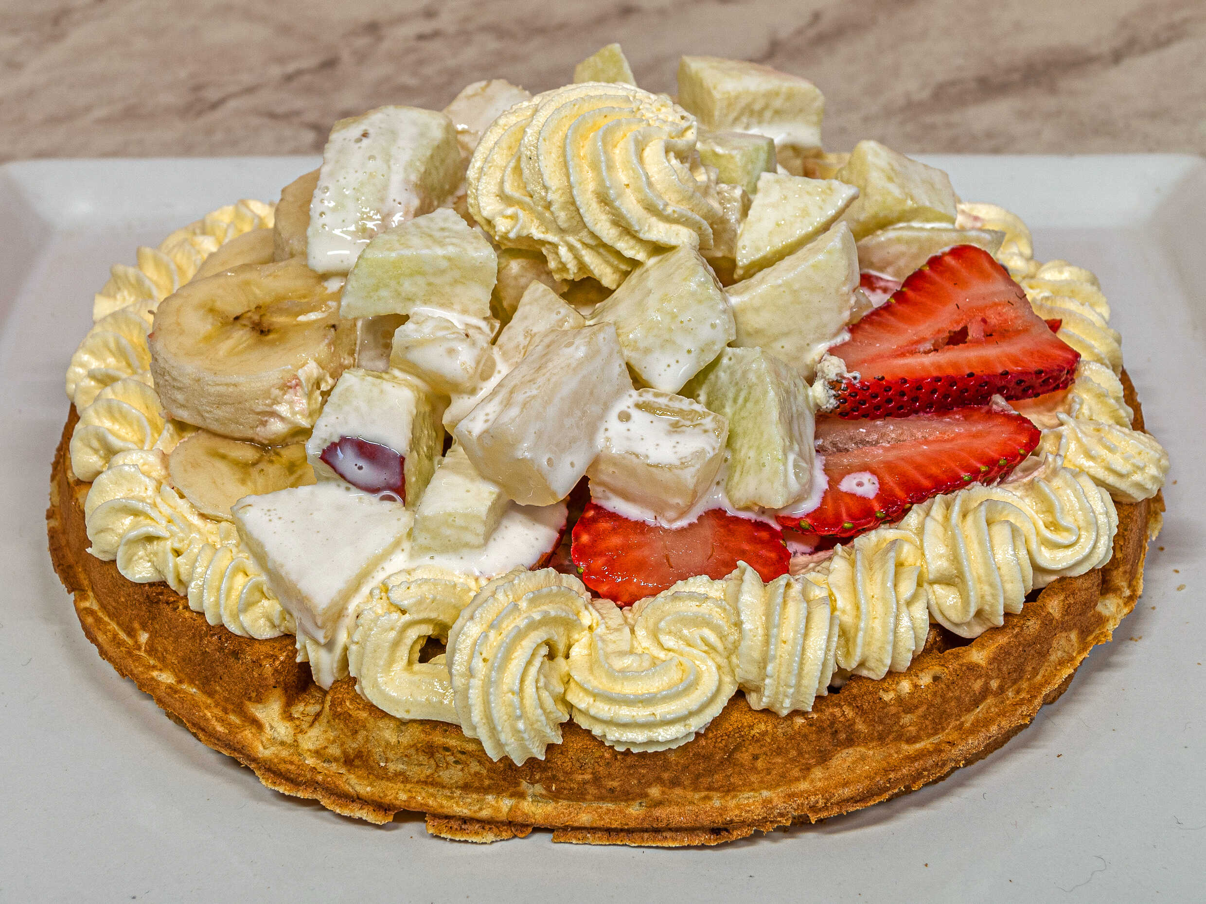 Combo-Sr Waffle + Chai Frappe 16 Oz