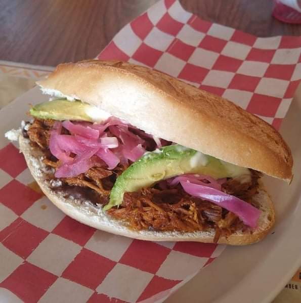 Torta de Cochinita Pibil