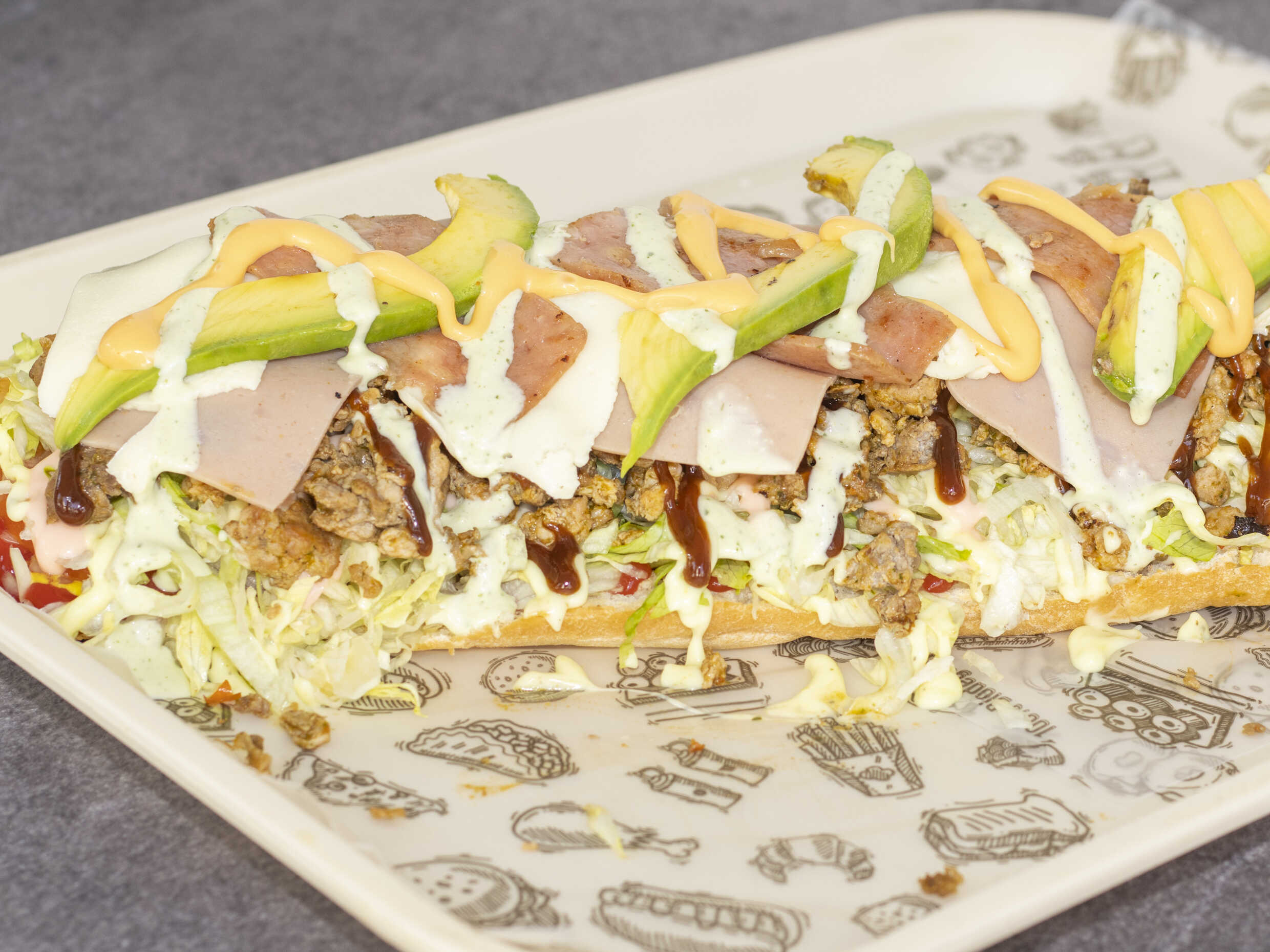 Pepito Mixto Full Con Todo de 40 CM