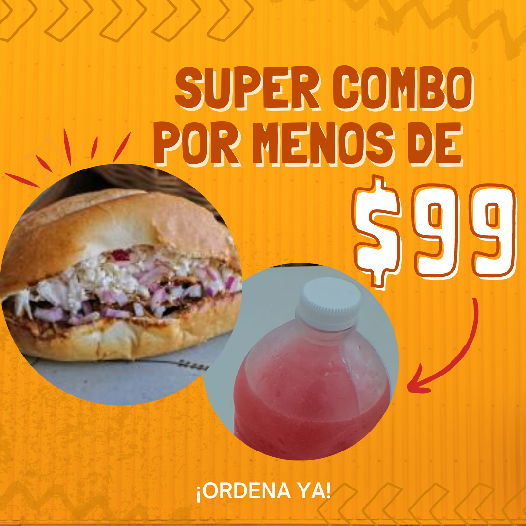 Chilatorta roja + Agua