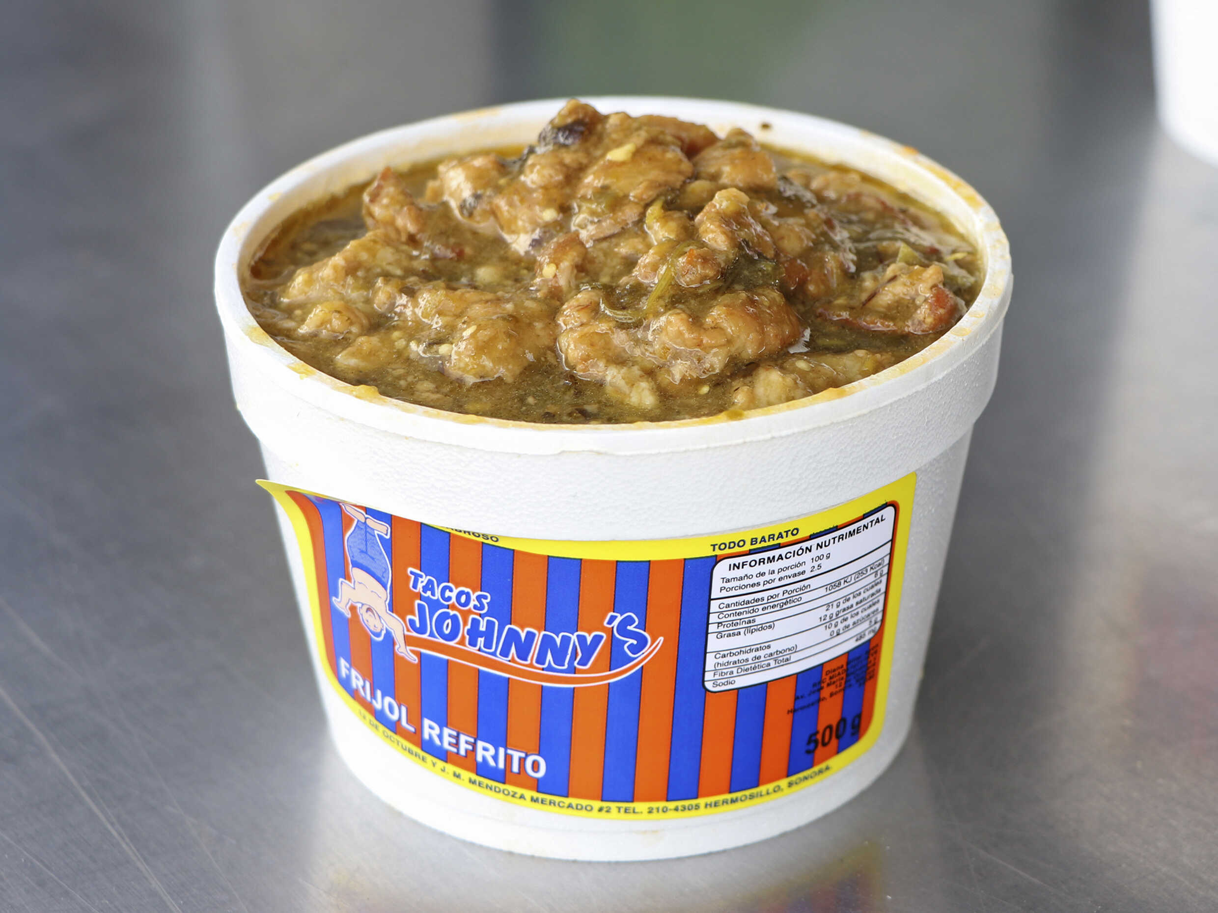 Litro de Chicharrón en Salsa Verde