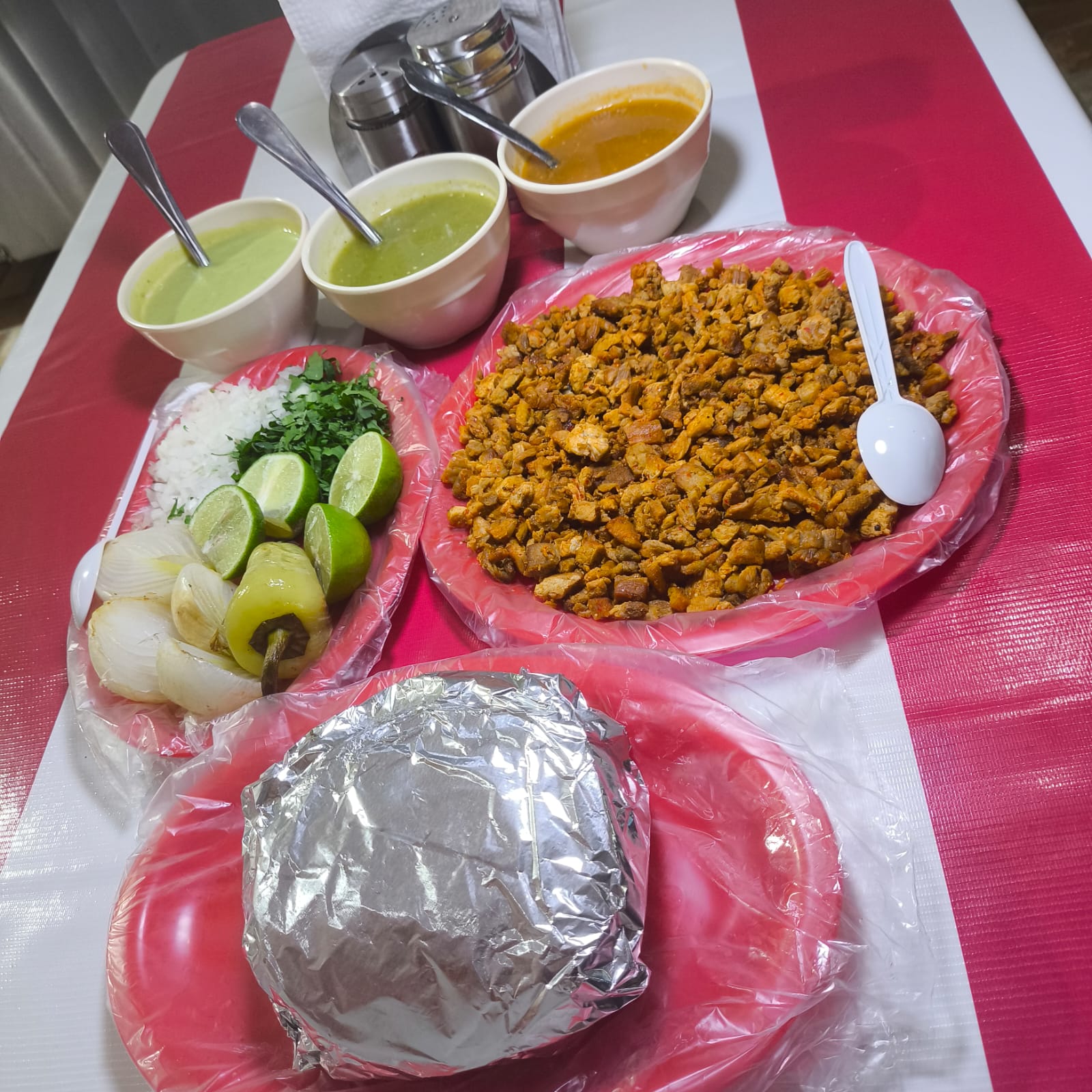 Plato con carne de Pastor