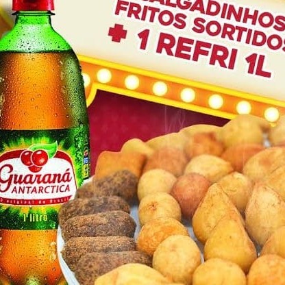 100 salgadinhos fritos  20 churros recheados  1 refrigerante grátis  Escolha até 5 opções. 69,99    #salgados #salgadinhos #festa #kitfesta #bolo #lanche #cofeebreak #coxinha #croquete #bolinhobacalhau #lanche #hamburguer #queijo #fastfood