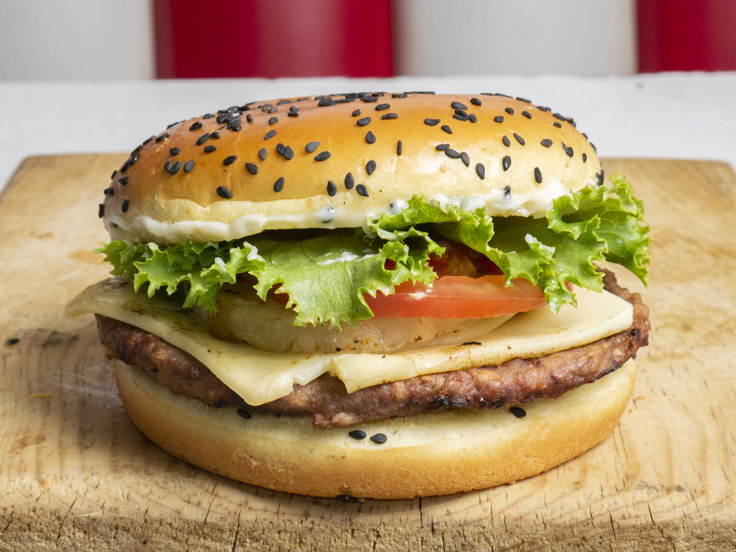 Hamburguesa Hawaiana Sencilla