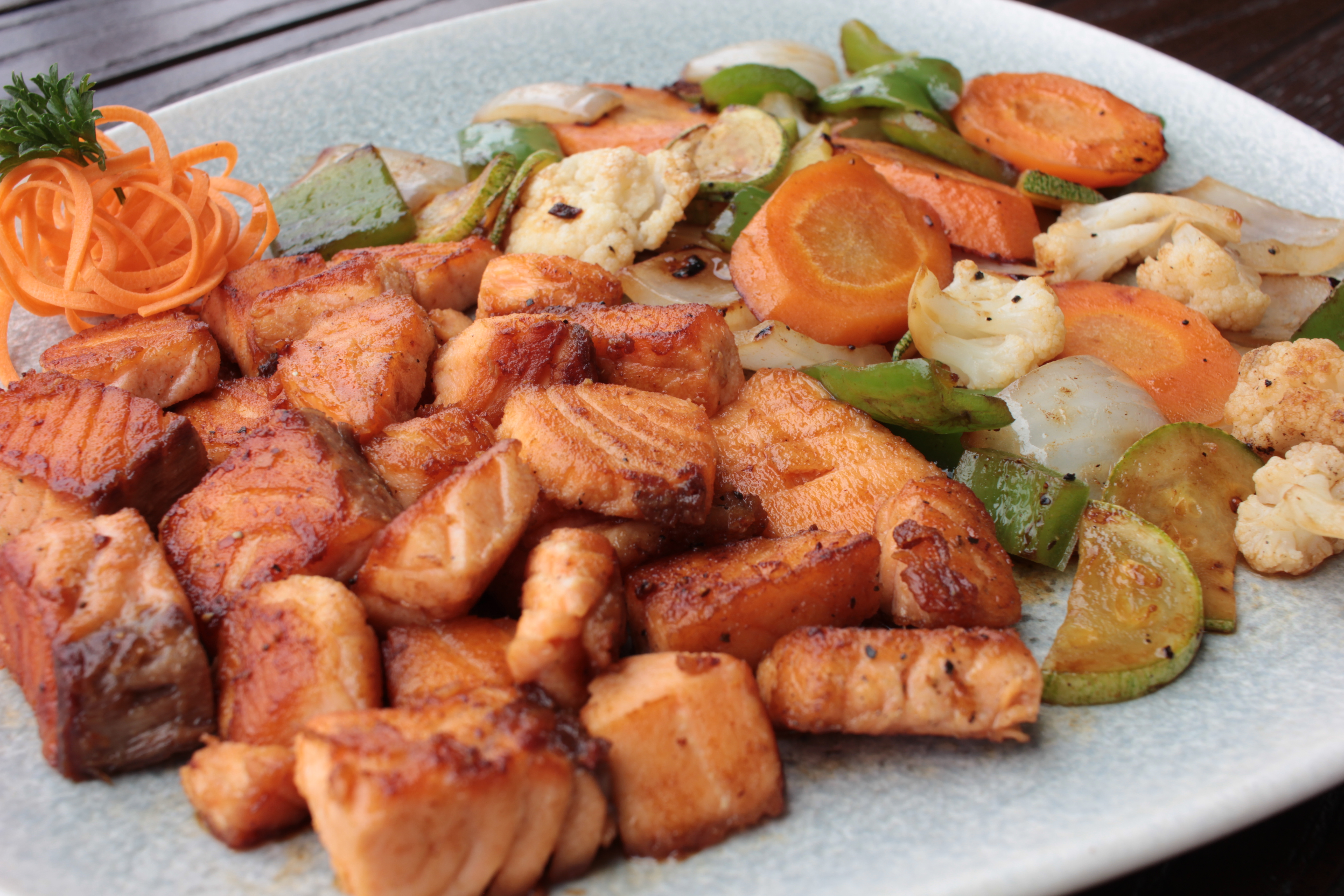 Teppanyaki de Salmón
