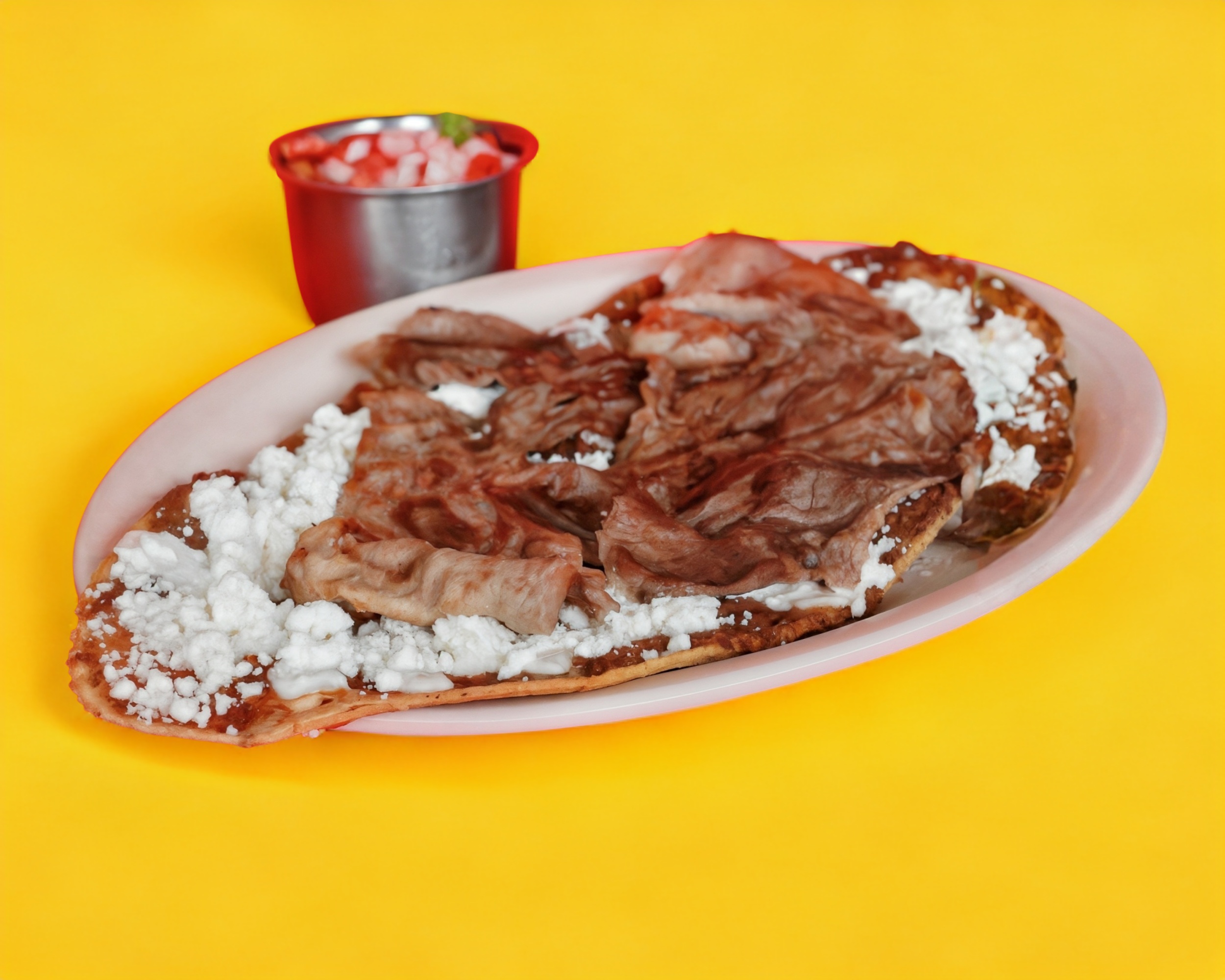 Huarache con Bistec