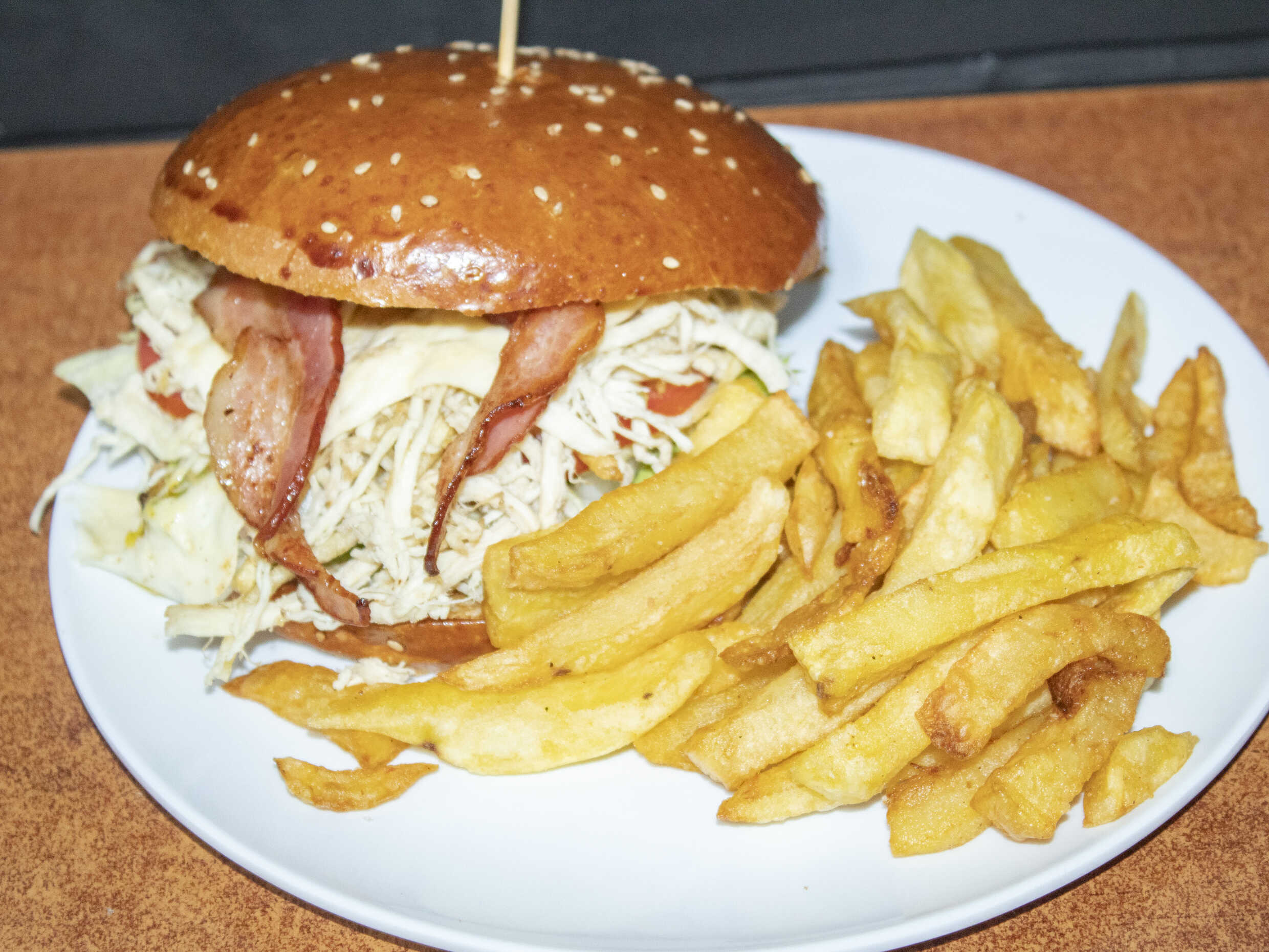 Sándwich de Pollo Bacon