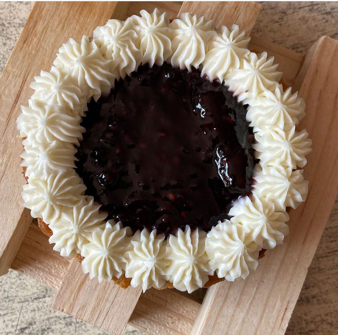 Tartaleta de Queso con Zarzamora