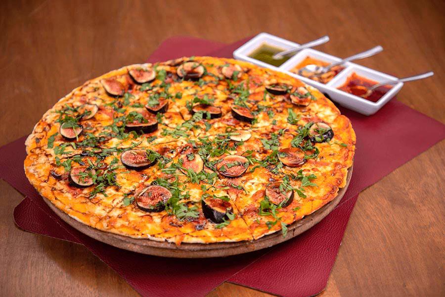 Pizza Higo y jamón serrano 30 Cm de Diámetro