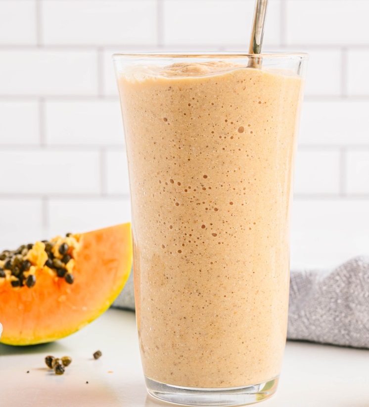 Batido Papaya Con Leche