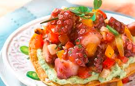 Tostada de Pulpo
