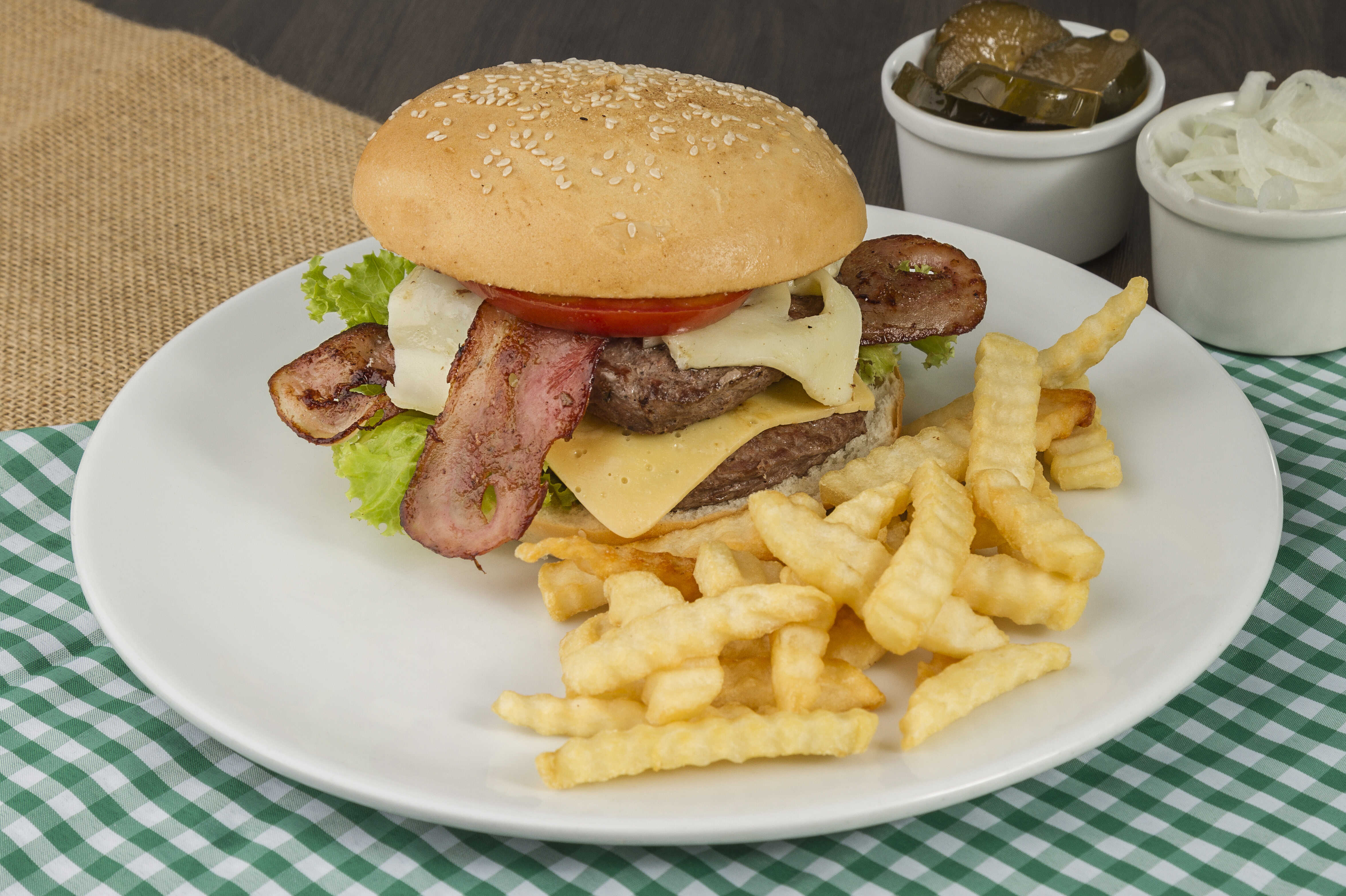 Hamburguesa Doble Res